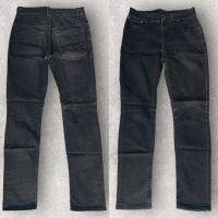 NUDIE THIN FINN DRY BLACK COATED