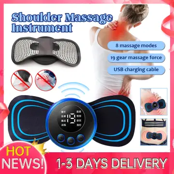 Electric Cervical Pulse Neck Massager Muscle Relax Massage Magnetic US STOCK