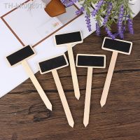 ♞✿ 10Pcs Mini Plant Labels Wooden Chalkboard Plant Markers Blackboard Signs Garden Flowers Plants Tags Garden Decoration Tools