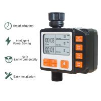 Automatic Garden Watering Timer Outdoor Programmable Irrigation Controller Battery Operated Waterproof Digital Timer