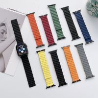 【Hot Sale】 Suitable for applewatchSE silicone watch with matte suction Iwatch7652134 generation caterpillar