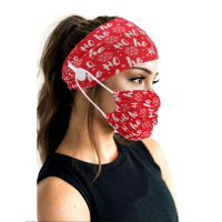 Next Skin Button Printing Womens Fashion Hairband Headband Fitness Yoga Sports Headscarf Yoga Accessories