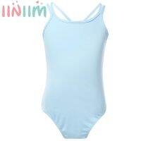 Kids Ballet Dancer Leotard Girls Spaghetti Strap Crisscross Dancing Bodysuit Children Gymnastics Leotard Yoga Training Costume