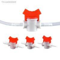 ✶☼卐 1Pcs 4mm 6mm 8mm PVC Hose Barb Two Way Plastic Ball Valve Aquarium Garden Micro Irrigation Connector