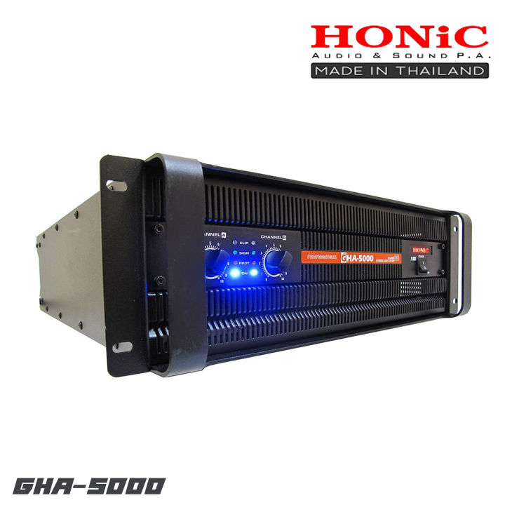 honic-gha-5000-เพาเวอร์แอมป์-2-ch-สเตอริโอ-2650-วัตต์-คลาส-h-แต่คุณภาพเสียง-เท่ากับ-class-ab-ใช้หม้อแปลงขนาด-7-200-วัตต์-รับประกัน-1-ปีเต็ม