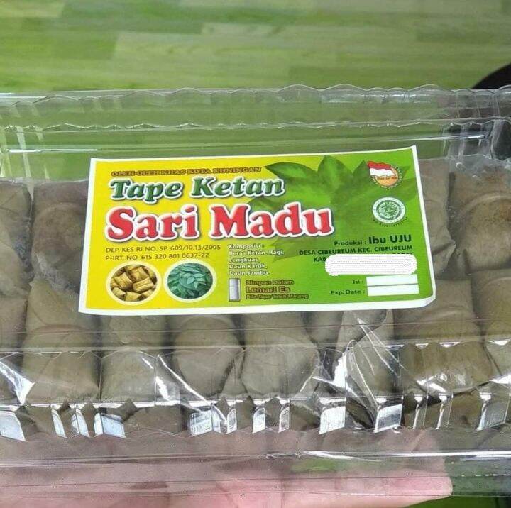 Tape Ketan Sari Madu kemasan mika isi 15pcs Lazada Indonesia