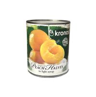 Kronos Peach Halves in light Syrup 820g.( พีชในน้ำเชื่อม ตราโครนอส )