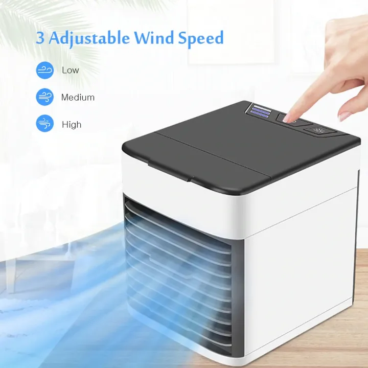 Ventilateur Rafraîchisseur D'Air Portable Avec Réservoir D'Eau – Climatiseur Mini USB Pour Bureau, Chambre, Voyage