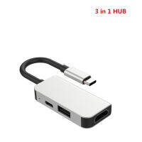 Usb 3.0 Usb หลากหลาย C ฮับเพื่อฮับ Hdmi 4K /Sd/ เครื่องอ่านบัตร Tf /Pd ชาร์จเสียง/Rj45อะแดปเตอร์สำหรับ Macbook Pro Type ตัวแยก Usb