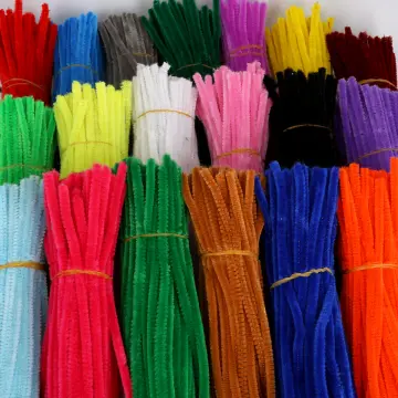 Pipe Cleaners Craft Supplies - 100pcs Black Pipe Cleaners Craft and 100pcs  White Pipe Cleaners, Craft Kids DIY Art Supplies, Pipe Cleaner Chenille  Stems 