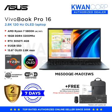 ASUS Vivobook Pro 15 M6500QC R7 5800H/16GB/512GB SSD/RTX 3050