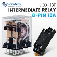 Jqx-13f Hh62p ขดลวดรีเลย์พลังสูงทั่วไป Dpdt ไมโครสวิตช์รีเลย์แม่เหล็กไฟฟ้าขนาดเล็กพร้อม Dc12v24v5a Ac110v220v หลอดไฟอะแดปเตอร์