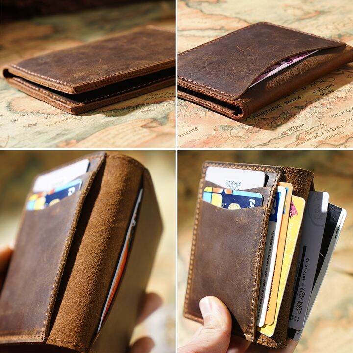 layor-wallet-moterm-men-ผู้ถือบัตรเครดิต-rustic-crazy-horsecustomized-business-unisexcardholder-wholesale