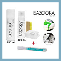 Bazooka Spray and Cleaner Pro2 with Midsole whiter (โปร2 สเปรย์กันน้ำและชุดทำความสะอาด+ปากกาทาขอบรองเท้า)