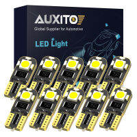 10ชิ้น W5W หลอดไฟ LED T10หลอดไฟบนรถยนต์ LED แสงตกแต่งภายในสำหรับเปอโยต์107 206 BMW F30 F10 E90เทสลารุ่น Y 3อุปกรณ์เสริม