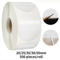 hot！【DT】◊卐  500 pieces/roll of transparent circular sealing labels gift box packaging stickers decorative 20/25/30/38/50mm