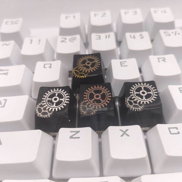 caps-for-mechanical-axis-transparent-keycaps-pinion-resin-mx-custom-keycap