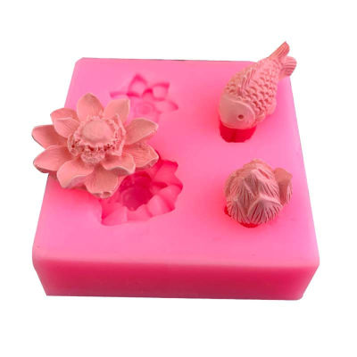 Lotus-shaped Gel Mold Manual Tool New Style Flower Decoration Glue Dropping Silicone Mold