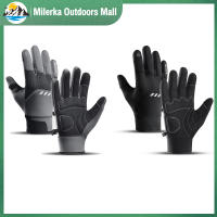 Milerka Outdoor Mall】ถุงมือจักรยานเสือภูเขาผ้าไมโครไฟเบอร์ Vilico ถุงมือปั่นจักรยานสำหรับผู้ชายผู้หญิงกลางแจ้งถุงมือออกกำลังกายหน้าจอสัมผัสแบบเต็มนิ้ว