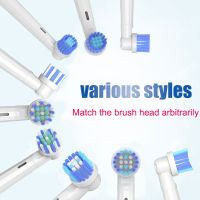 EB17 EB50 EB20 Clean Replacement Brush Head For Oral B D12 D16 D100 Cross Action Floss Action Electric Toothbrush Heads Suitable