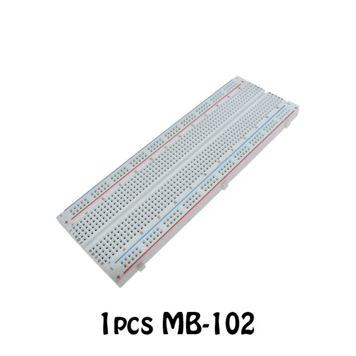 mb102-cmb-102แบบทำด้วยตัวเองทดสอบการพัฒนาคุณภาพสูง-breadboard-830จุด-solderless-pcb