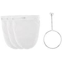 Ultra Fine Mesh Strainer Bag with Zipper,Strainers Fine Mesh with Reinforced Frame and Sturdy Handle,Nut Milk Bags