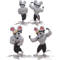 8cm Random 1pcs Demon Slayer: Kimetsu no Yaiba Anime Figure Tengen Uzui GK muscle rat Action Figure Collection Model Doll Toys