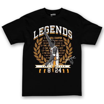 เสื้อยืดผ้าฝ้าย พิมพ์ลาย Lakers Legends Last Forever Farewell Mamba Lakers ฮาโลวีน สําหรับผู้ชาย DF12HJ6886  1PI5