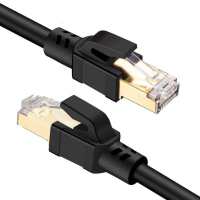 Glink Cat8 ic8001 Ethernet Cable 40Gbps Super Speed Rj45 Network Cable Gold Plated Connector for Router Modem Cat8 Lan Cable 8M