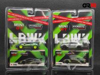 แพ็คคู่ MINI GT X Tarmac works  #145 Chase Nissan GT-R Magic Green #146 Chase Lamborghini Huracan GT Magic Green