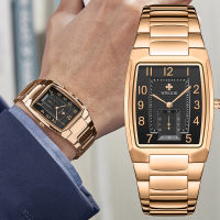 WWOOR Fashion Watches For Men Top Brand Luxury Waterproof Square Clock Stop Men Watch Casual Quartz WristWatch Reloj Hombre