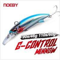 เหยื่อปลาซิวลากแบบหล่อยาวสำหรับสำหรับการตกปลาทะเล NOEBY G Control 90S 46G 110S 60G เหยื่อแบบแข็งปลอมตกหนัก