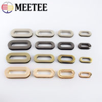 Meetee 41020ชิ้นโลหะตาไก่สกรูหัวเข็มขัดมิลลิเมตร O แหวนกระเป๋าสายคล้องโซ่เข็มขัดจับมือ DIY จักรเย็บผ้าอุปกรณ์ฮาร์ดแวร์