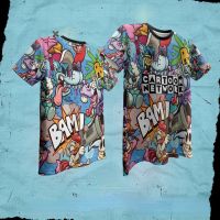 2023 NEWMen S Outdoor Fashion Short-Sleeve Cartoon Network Jersey Sublimation S-5XL