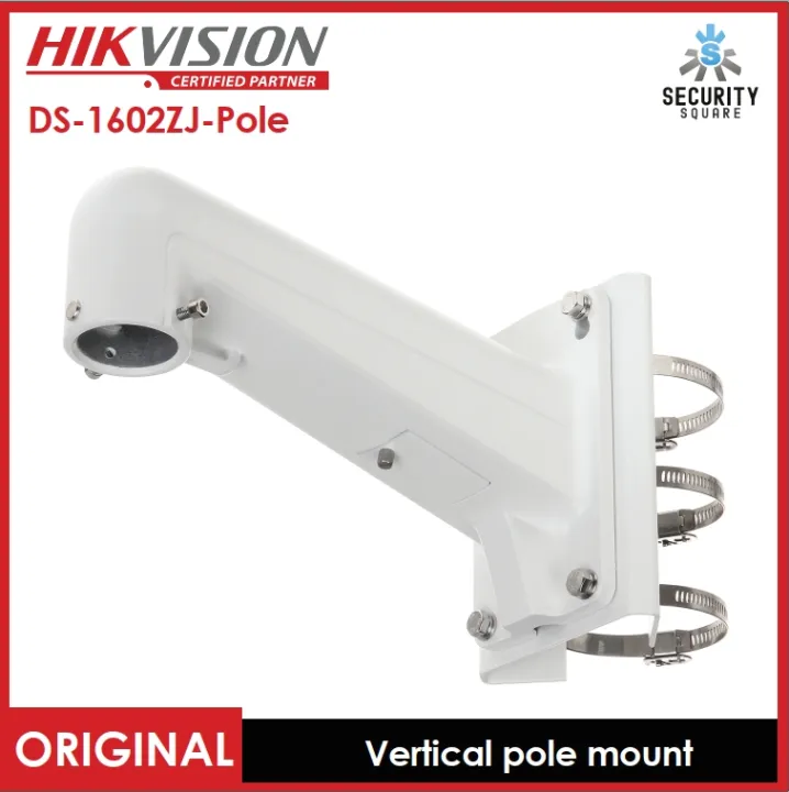 DS-1602ZJ-POLE - Hikvision - Supporto Verticale Per Montaggio Su Palo In Lega Di Alluminio E Acciaio Hikvision - Foto 3