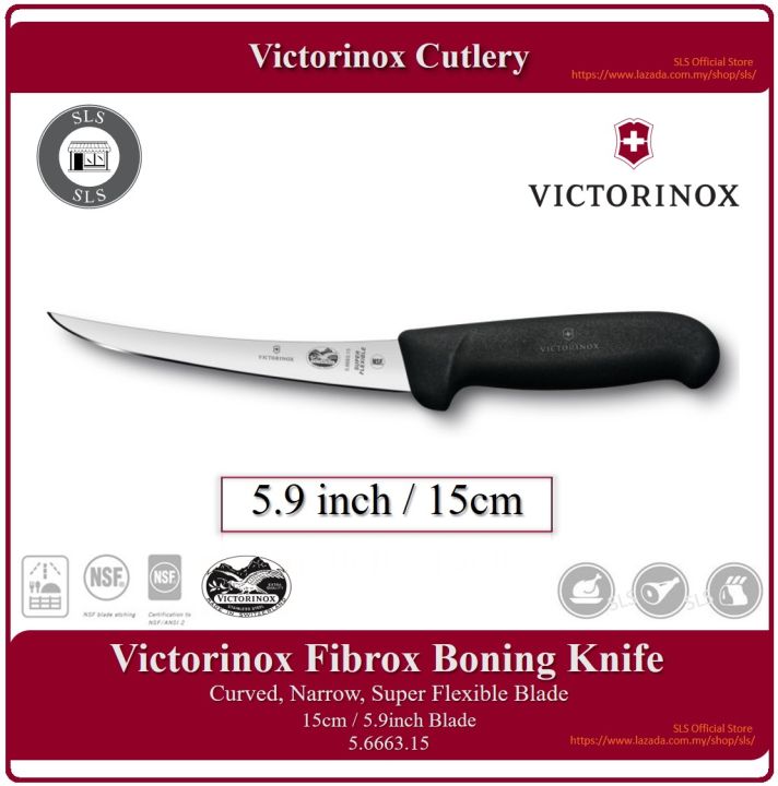 Victorinox Fibrox boning knife thin blade 15 cm