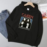 [Qinqin clothing]Music Rock Star Queen เสื้อมีฮู้ดผู้ชายพิมพ์ลาย Harajuku Hip Hop Hoodies เสื้อสเวตเตอร์ผู้หญิง39; S เสื้อกันหนาวลำลองฤดูใบไม้ร่วง Unisex Coat