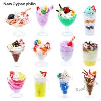 【Ready Stock】 ♗ C30 [[NewGypsophila]] 12pcs/set Mini Ice Cream Sundae Cup Container DIY Clay Modeling Plastic Cup Toys HOT SELL