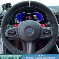 Suede Customized Car Steering Wheel Cover For BMW M Sport G30 G31 G32 G20 G21 G11 G12 G14 G15 G16 X3 G01 X4 G02 X5 G05 X7 G07