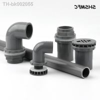 ✓✌ 20 50mm Grey PVC Pipe 90° Elbow Direct Connectors Thicken Aquarium Overflow Joints Garden Irrigation Inlet Outlet Drain Fitting