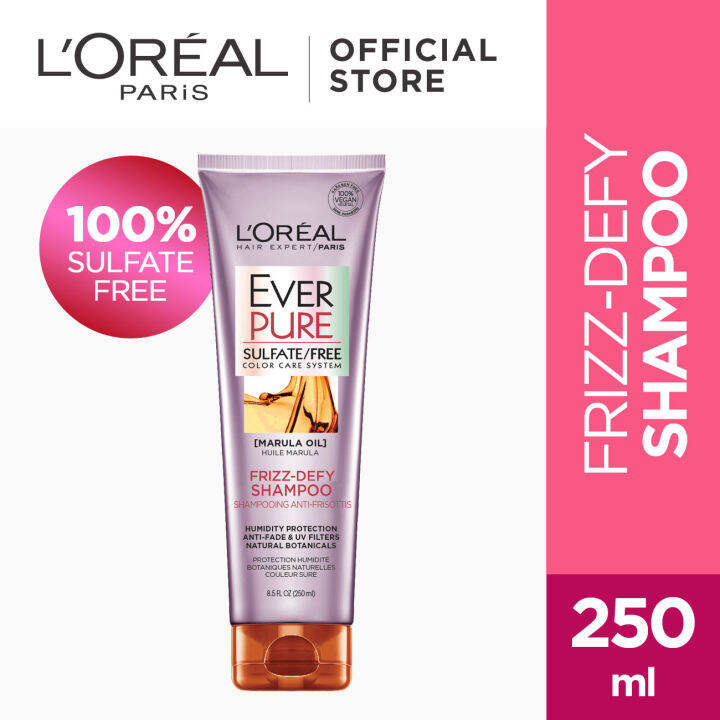 LOreal Paris Ever Pure FrizzDefy Hair Color Shampoo 250mL [Sulfate