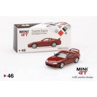 Mini GT Toyota Supra Penaissance RED (LHD) No.46 Scale 1/64 รถเหล็ก รถของเล่น  ของใหม่ในซีน