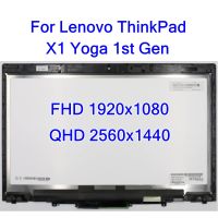 หน้าจอสัมผัส LCD ประกอบ Digitizer สำหรับ Lenovo Thinkpad X1 Yoga 1St Gen 2016 20FQ 20FR 14.0จอแสดงผลแล็ปท็อปคอมพิวเตอร์อะไหล่00UR192