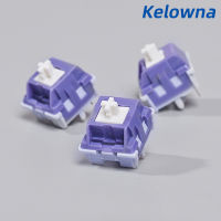 Kelowna DuhukLumia Bitter Tea Purple Switch 5 Pins HIFI Tactile Switches Factory Lubed Extended 22mm Double Spring POM