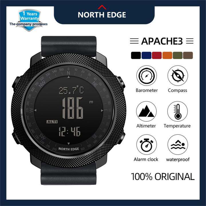 [Baru]NORTH EDGE Apache3 Men Sport Outdoor Watch Swimming Watch