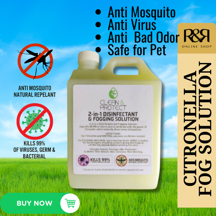 Citronella Mosquito Repellent, Fogging solution, Disinfectant liquid