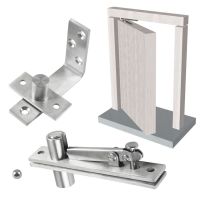 Modern Concealed 90 Degree Rotation Home Shaft Stainless Steel Door Pivot Hinge Door Hardware Locks