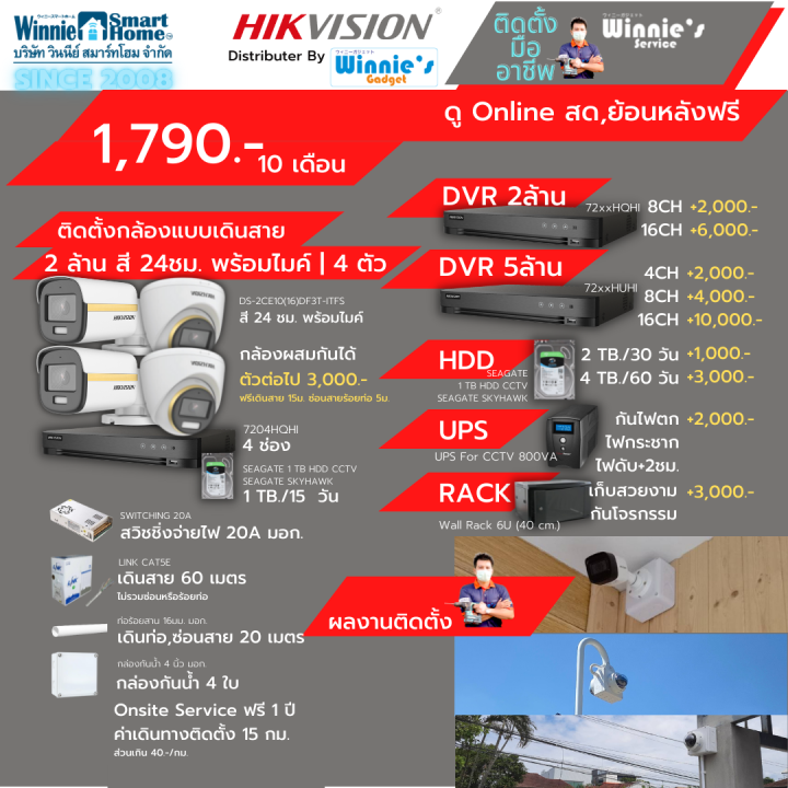 ผ่อน0-10เดือน-hikvision-ชุดกล้องวงจรปิด-แบบanalog-สุดคุ้ม-ดู-online-สด-ย้อนหลังฟรี-พร้อมบริการติดตั้งในกรุงเทพและปริมณฑล