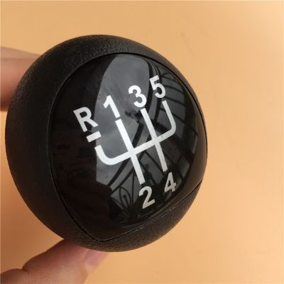 【cw】 New 5 Speed Car Gear Shift Knob Head for 2006 2007 2008 Renault Clio Kangoo Black Cool Lever Handle Cover ！
