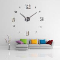 ZZOOI 3d wall clock new home decor large roman mirror fashion diy modern Quartz clocks living room  watch Wall Sticker